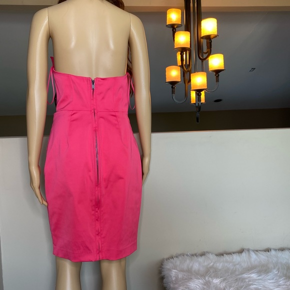 Vintage NastyGal Fuchsia Strapless Mini Dress - Picture 6 of 16